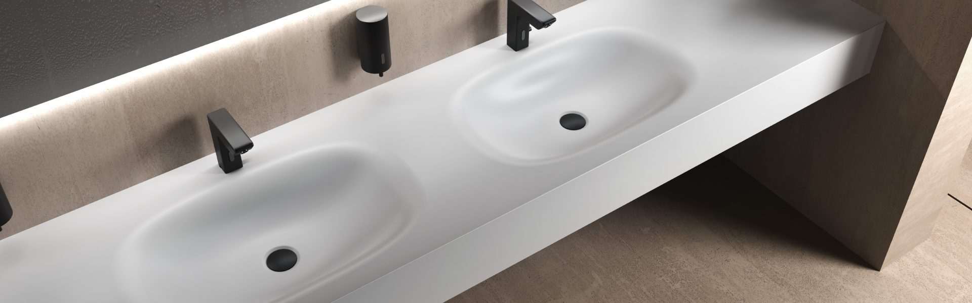 Introducing the new TRINITY range of custom vanity tops